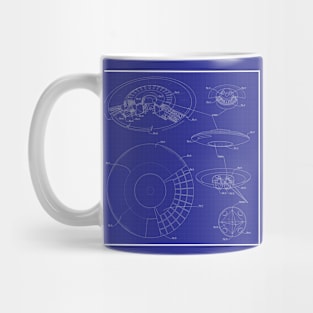 UFO Blueprints Mug